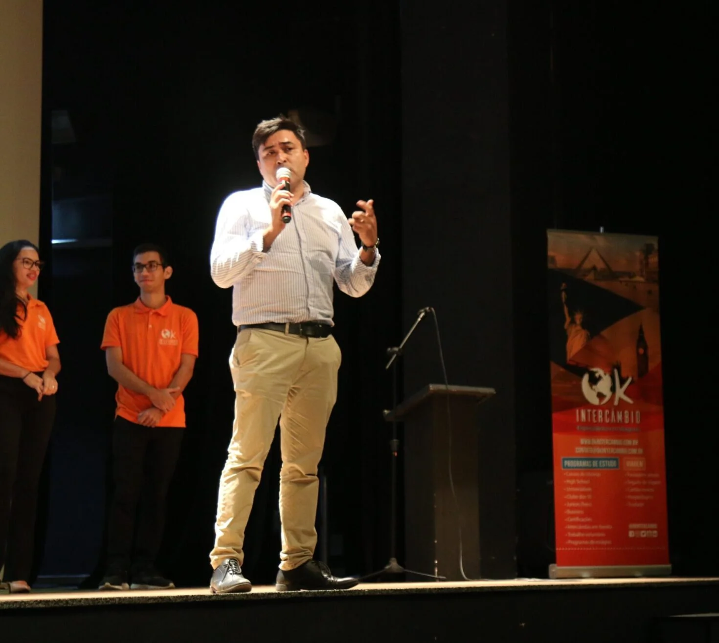 Palestra do ceo da ok intercambio