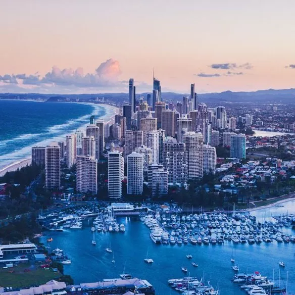 Cidade Gold Coast australia ok intercambio