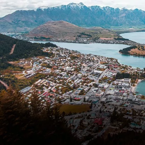 Cidade Queenstown nova-zelandia ok intercambio