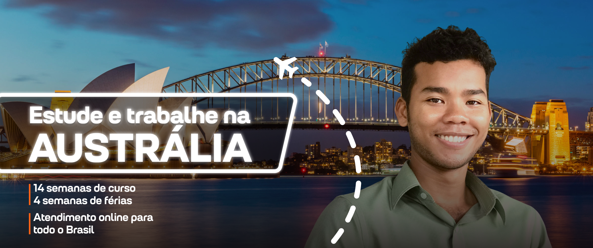 Campanha estude e trabalhe na Austrália