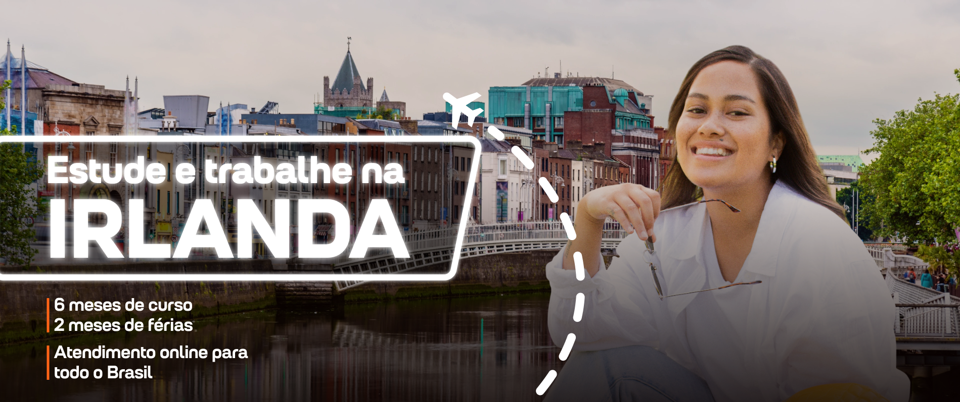 Campanha estude e trabalhe na Irlanda